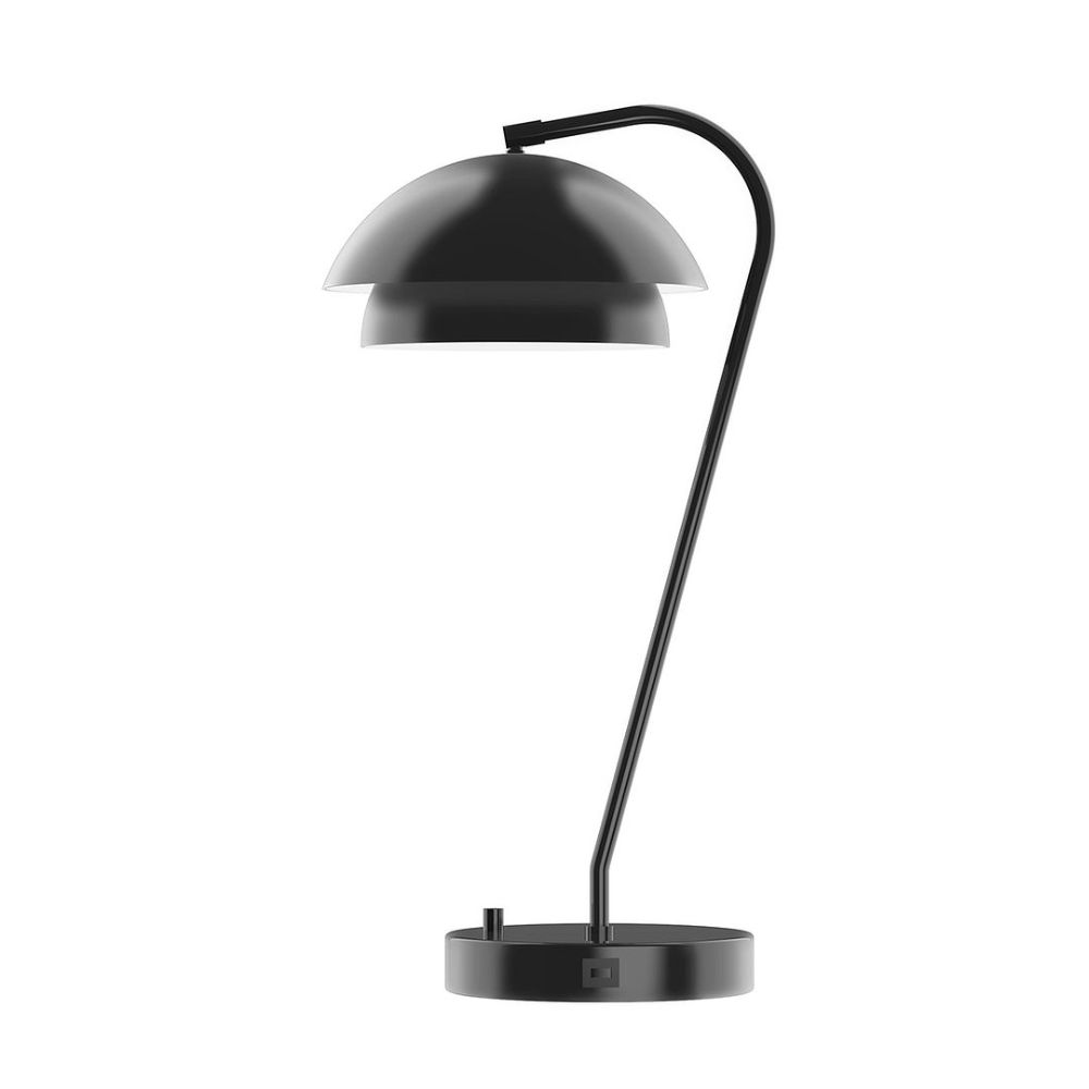 Montclair Lightworks TLCX445-41 23" Nest Table Lamp Black Finish